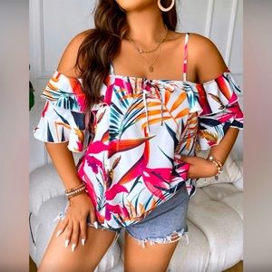 Women’s Beautiful SHEIN Multicolored Top Size XL